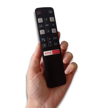 Imagem de Controle Remoto Para Tv TCL Semp Smart Universal com teclas Netflix Globoplay 32s6500s 40s6500fs 43s6500fs Substitui o ORIGINAL
