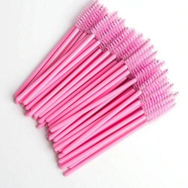 Imagem de 100 Escovinhas Sobrancelha E Cílios Alongamento Descartáveis - oem, Ro