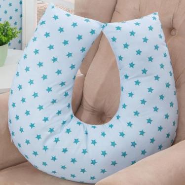 Imagem de Almofada Amamentação Specialle Estampada - Miguel Baby, Azul
