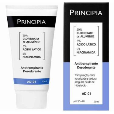 Imagem de Principia Antitranspirante Desodorante AD-01 (5%Acido Latico+5% Niacin