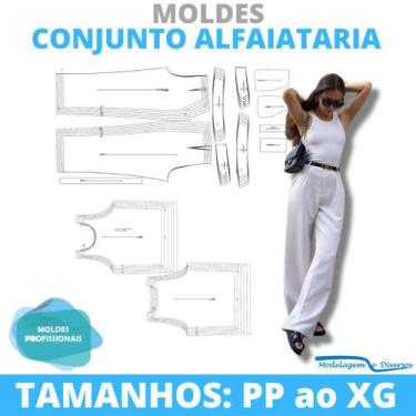 Imagem de MOLDE conjunto alfaiataria, MODELAGEM&DIVERSOS, CORREIOS