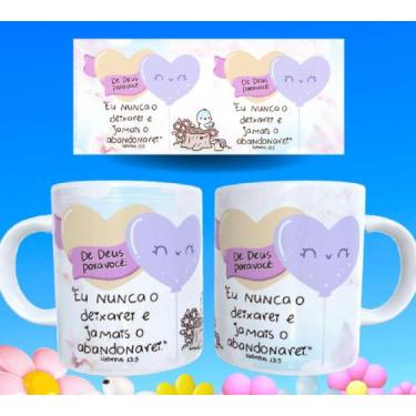 Imagem de Caneca gospel frases religiosas versículos bíblicos motivacionais 72 -
