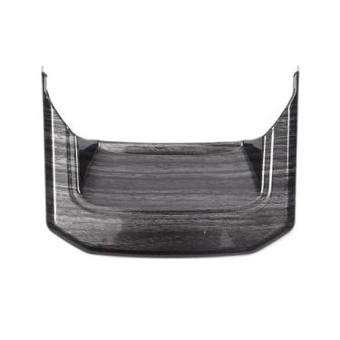 Imagem de Heutamo Tampa inferior do painel do console central compatível com Toyota Land Cruiser Prado 250 J250 LC250 2024 2025 acessórios, acessórios de acabamento de placa de painel ABS (padrão de madeira