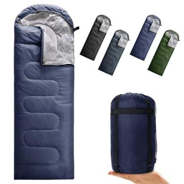 Imagem de Petgin Saco de dormir envelope para acampamento, clima quente e frio, leve, impermeável, mochila e acampamento, saco de dormir para adultos e crianças, acessórios de equipamentos essenciais de