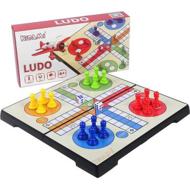 Imagem de Jogo de tabuleiro KIDAMI Ludo Magnetic Folding para todas as idades