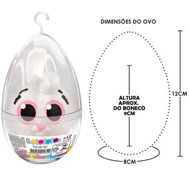 Imagem de Boneco Turma dos Bolofofos Bunny no Ovo de Páscoa 12cm Lider