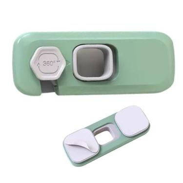 Imagem de Fechadura Trava de Segurança Gaveta Armario Geladeira Bebe Criança Evi