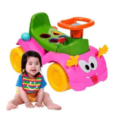 Imagem de Carrinho de Passeio Infantil Totokinha Bolinha Rosa - Cardoso Toys, Ro