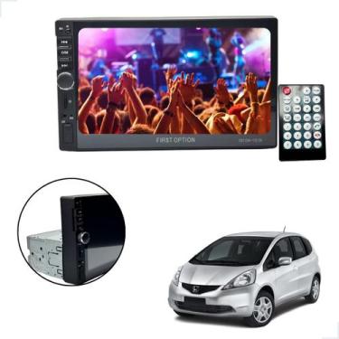 Imagem de Central Multimídia MP5 1 Din 7 Polegadas Honda Fit 2001 2002 2003 2004