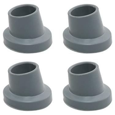 Imagem de WHYHKJ 4 Peças De 1-1/8" Id Inclinação Pontas Borracha Antiderrapantes Banco Chuveiro E Banheira Bancos Transferência Ventosa Pés, Substituição Pés Protetor Chão Para Cadeira Assento Banho