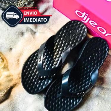 Imagem de Chinelo Dijean Tamanco Feminino Sandália Anabela Ortopédico Original P