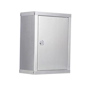 Imagem de Bothyi Caixa de correio de parede com segurança, prática, de aço inoxidável, resistente, caixa de depósito, sugestão de estojo para uso doméstico e no, 2107