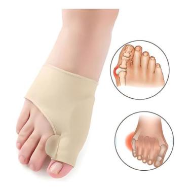 Imagem de 1 Par De Meias Corretor Gel Corretivo Ortopédico Joanete - Ferora Home