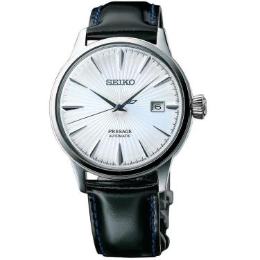 Imagem de Relógio Masculino Prata Couro Seiko Presage Srpb43J1 A1Px