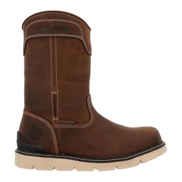 Imagem de Georgia Boot Tênis masculino Flex 28 cm elétrico bico macio trabalho/trabalho - marrom, Marrom, 10.5