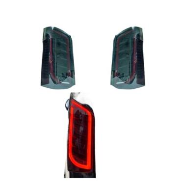 Imagem de Conjunto de lanternas traseiras 2016-2021 compatível com Mercedes Benz VITO V Class Retrofit Turn Signal LED Brake Luzes traseiras W447 V260 V250 V220(For VITO W447,Front Aluminum Foil)