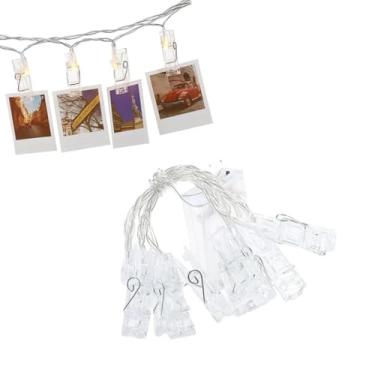 Imagem de Cordão de Luz - Varal de Fotos com Prendedores Led