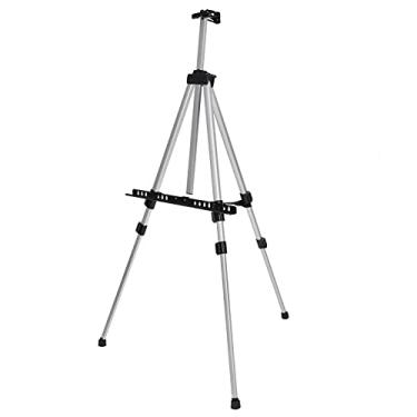 Imagem de Zhjvihx Cavalete Telescópico de Ferro, Suporte Prático de Exibição para Cartazes para Estudantes de Arte para Artistas para Pintura de Apresentações de Escritório