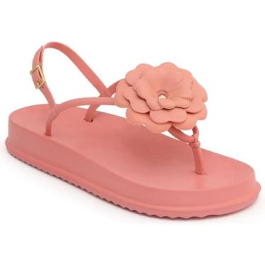 Imagem de Sandália Feminina Flor Nuvem | Leve, Confortável e Antiderrapante (Rosê, BR, Adulto, Faixa Numérico, 35, 36)