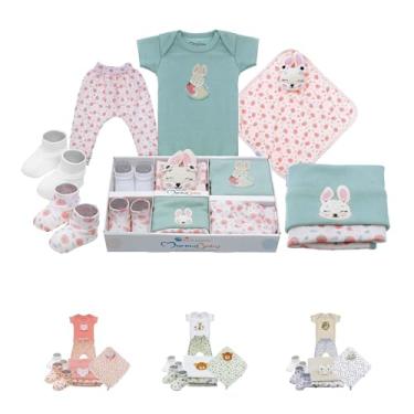 Imagem de Kit 6 Peças Enxoval Chá de Bebe Roupas Para Recem Nascido - Presente para bebês (Chamego)