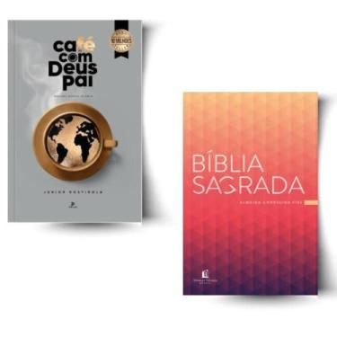 Imagem de Kit: CAFÉ COM DEUS PAI 2026 + BÍBLIA ACF PRISMA CORAL, BROCHURA, ECONÔ