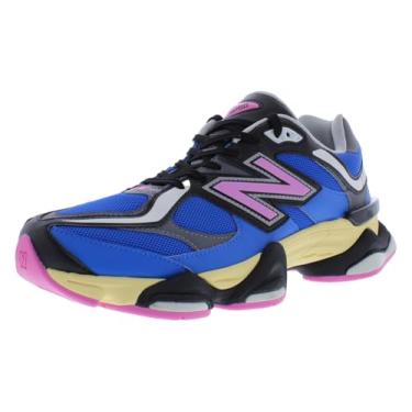 Imagem de New Balance Tênis masculino 9060, Azul/Rosa/Amarelo, 42 BR