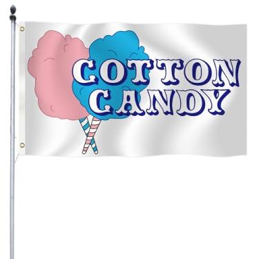 Imagem de Bandeiras de algodão doce para negócios, 9,5 x 1,5 m, bandeiras de casa de negócios para ambientes externos, ambientes internos, pátios, gramado, fora do quintal, banner, decoração