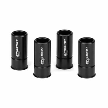 Imagem de Epicshot Premium Training Metal Snap Caps Black Dry Fire Training Dummy Rounds Practice Safe Loading Firing (calibre 12 4 pacotes)