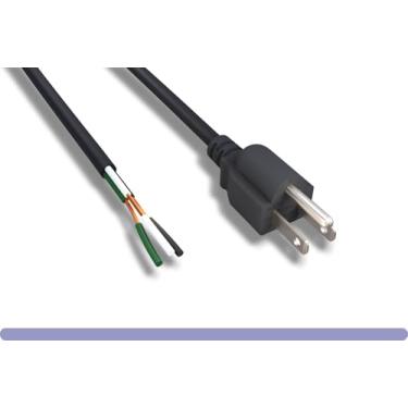 Imagem de RiteAV - 14 AWG NEMA 5-15P Pigtail (aparelho resistente e cabo de ferramenta elétrica) 1,8 m