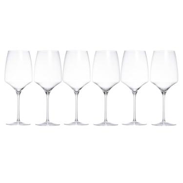 Imagem de Jogo de 6 Taças para Bordeaux - Eleganza - Cristal Ecológico - 630ml - Full Fit