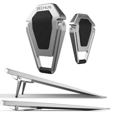 Imagem de JIECHUN Suporte para teclado/calculadora/laptop, portátil, antiderrapante, liga de zinco, suportes de teclado compatíveis com MacBook Air/Pro, Lenovo, Dell XPS, HP, laptops e teclados de 10 a 15,6