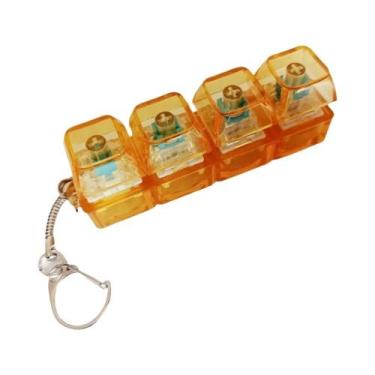 Imagem de Teclado De Dedo Com 4 Teclas, Brinquedo Antiestresse, Clicker Para Fes