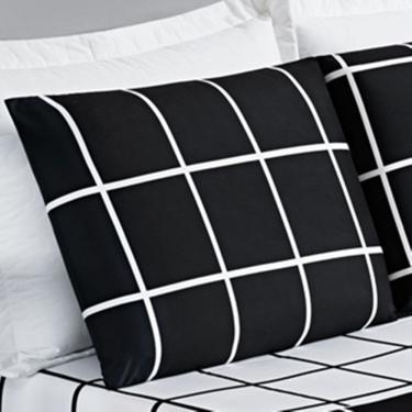 Imagem de Jogo De Cama Com Lençol De Cima 200 Fios Austin Solteiro 03 Peças - Preto