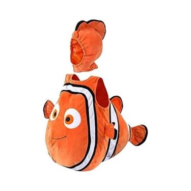 Imagem de Fantasia De Peixe Palhaço Com Capuz Para Bebês, Conjunto De Vestuário 