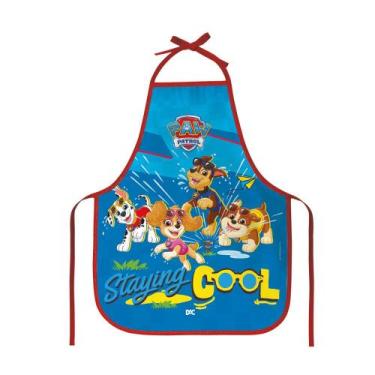 Imagem de Avental Escolar Infantil PVC Patrulha Canina Azul DAC 5443