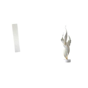 Imagem de Whtkoph Escultura de Abajur de Penas para Sala de Estar Aconchegante, Estátua Moderna em Resina, Coleção de Artesanato, Luminária de Chão, Abajur de Mesa, Orn