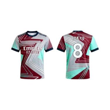Imagem de Camiseta Esportiva Masculina De Futebol Com Impressão 3D, Secagem Rápi