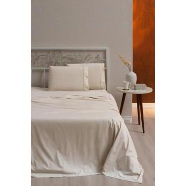 Imagem de Jogo Lençol King 6 Peças Ref.6 - Casa Fernando, Palha