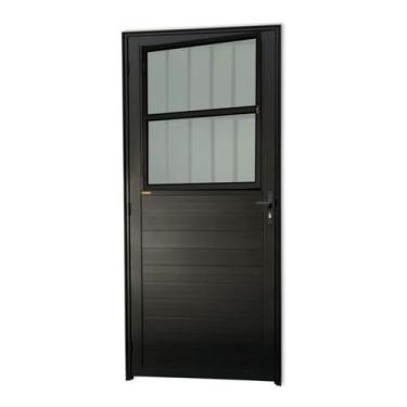 Imagem de Porta Lambril com Grade Super 25 Vidro Boreal 210cm X 86cm Brimak Aber