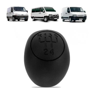 Imagem de MANOPLA BOLA POMO ALAVANCA DO CÂMBIO DUCATO BOXER JUMPER 2001 A 2017 (RÉ PRA FRENTE) (PRETO) - 735316072