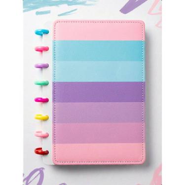 Imagem de Caderno De Disco A5 Arco Íris Caderno Inteligente Capa Dura