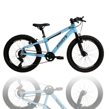 Imagem de Bicicleta Mtb Aro 20 Infantil Athor Brave Shimano 7 Aluminio-Unissex
