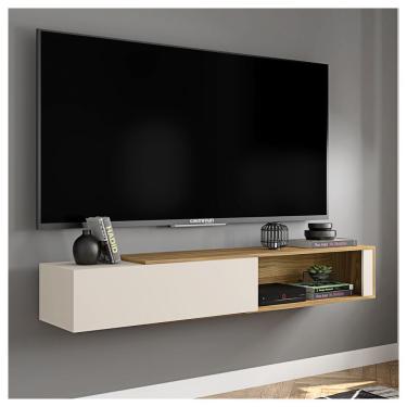 Imagem de Rack Suspenso Bancada Flexível Sala De Estar Eleven Caemmun