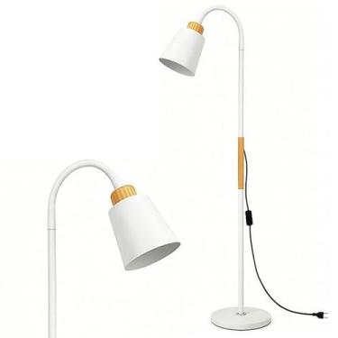 Imagem de Luminaria de Chao Abajur Articulado Estencivel Escritorio Quarto Sala 