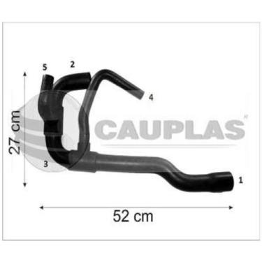 Imagem de Mangueira do radiador Inferior Chevrolet S10 1998 a 2001 - CAUPLAS