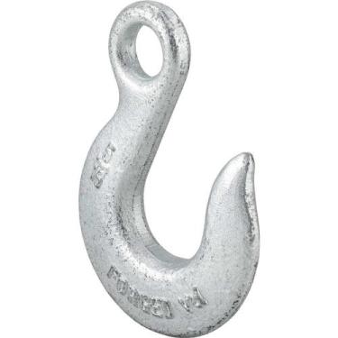 Imagem de Gancho Olhal Sem Trava Vonder 15 Mm Aço Forjado Galvanizado 106 Mm