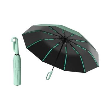 Imagem de Guarda-chuva Dobrável Unissex Com Proteção UV E À Prova De Vento, 72 V