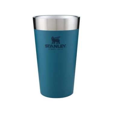 Imagem de Copo Termico de Cerveja 473ML S/ Tampa Azul Claro - Stanley, Lagoon