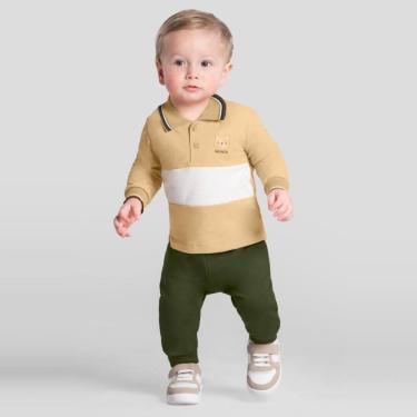 Imagem de Conjunto Bebê menino de ursinho Mundi baby