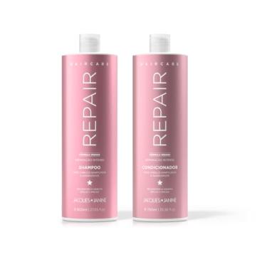 Imagem de Jacque Janine Kit Shampoo E Condicionador Reparação Intensa 800Ml